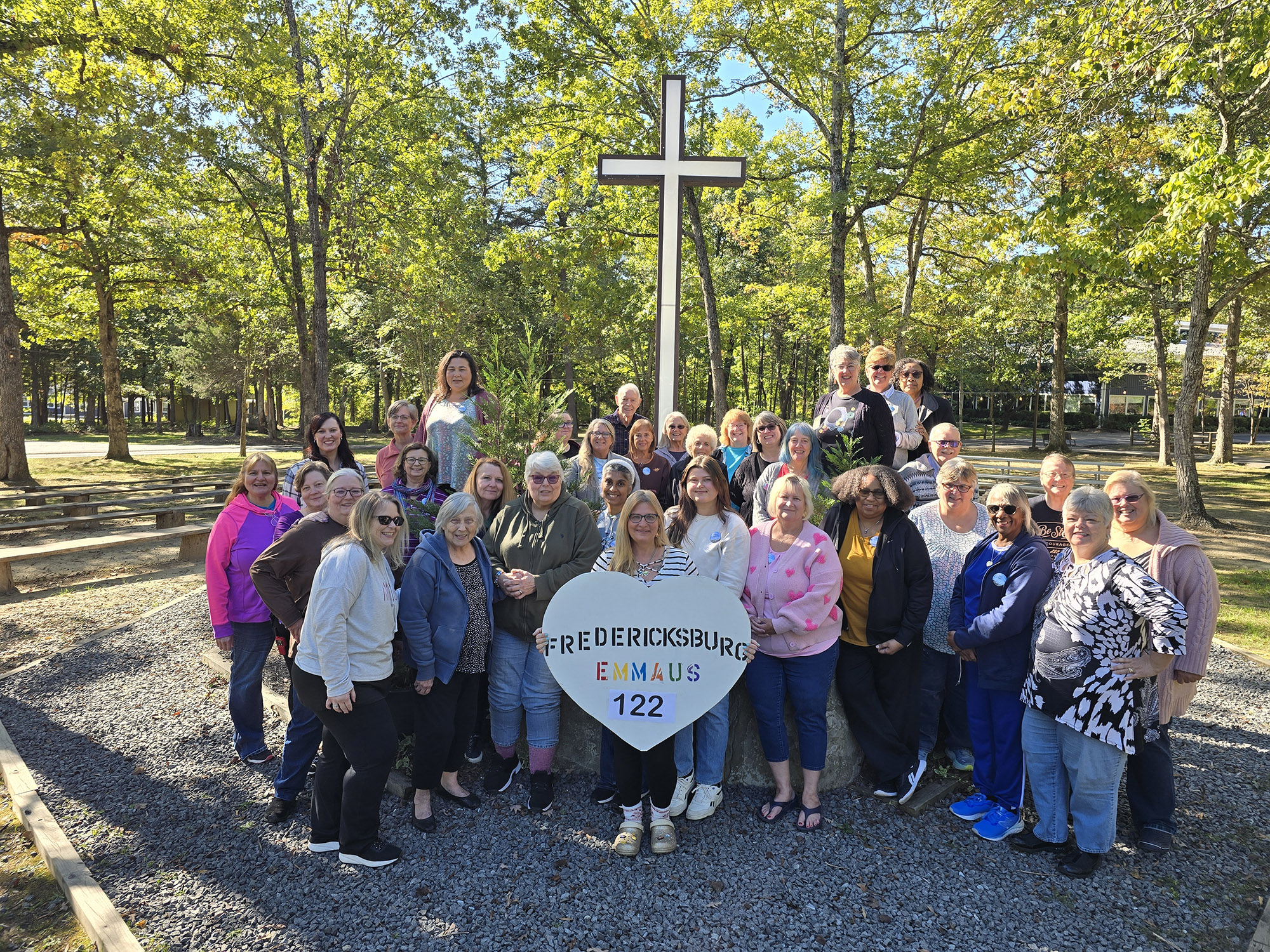 Pilgrims and Team of FE-122 at Camp Rappahannock, October 10-13, 2024