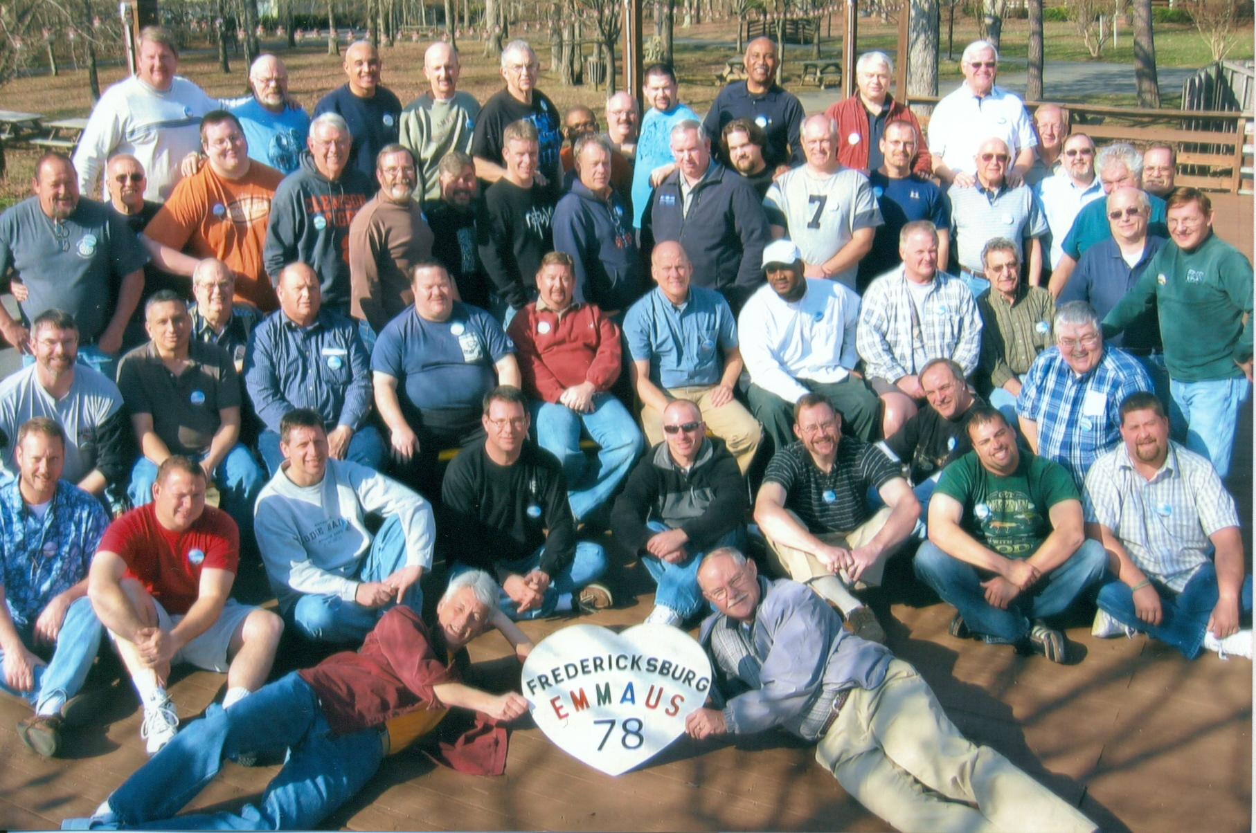 Pilgrims and Team of FE-78 at Camp Happyland on March 18-21, 2010