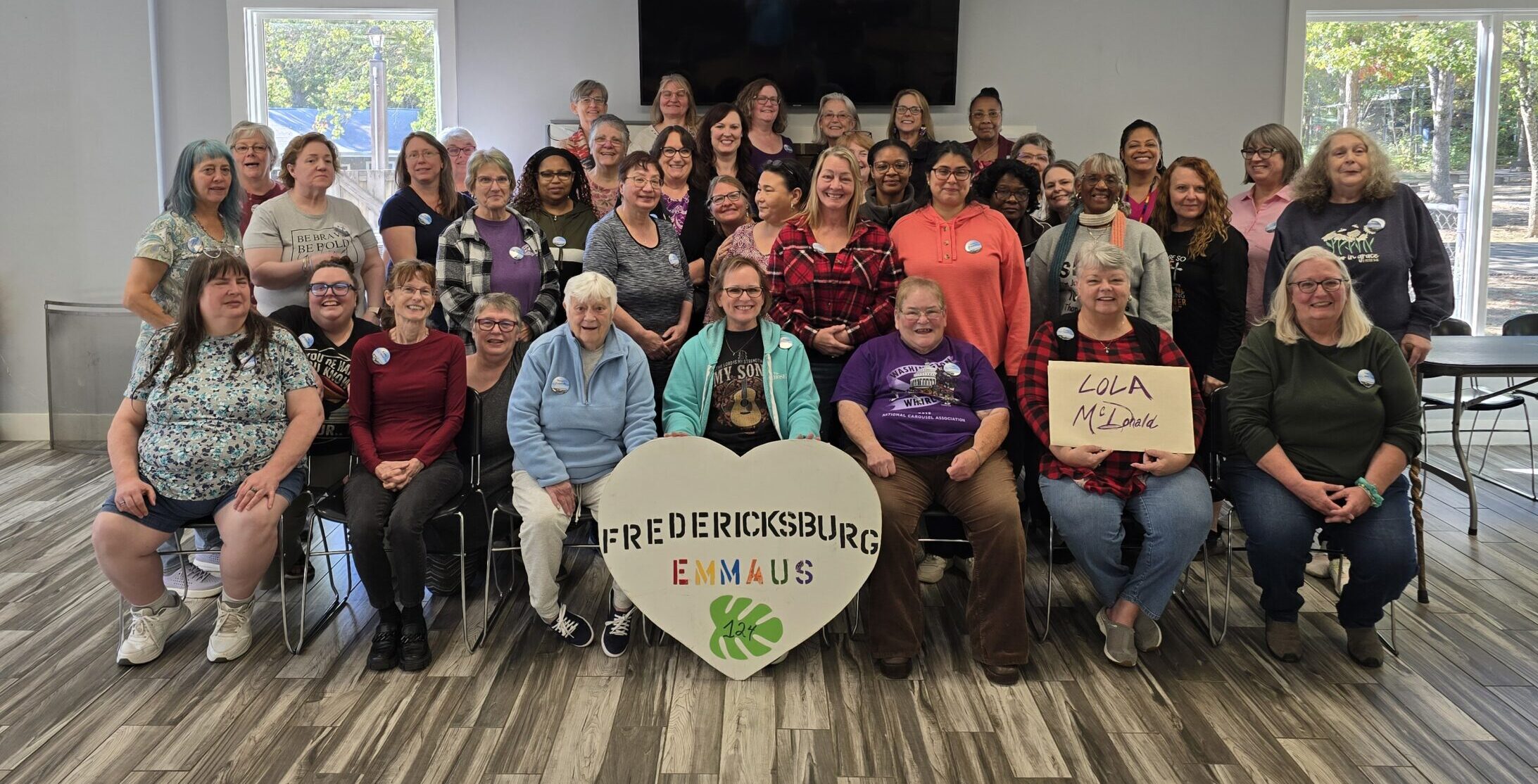 Pilgrims and Team of FE-124 at Camp Rappahannock on October 9-12, 2025